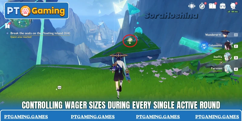 Controlling wager sizes during every single active round Controlling wager sizes during every single active round