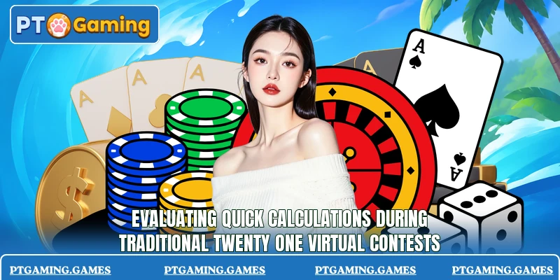 Evaluating quick calculations during traditional twenty one virtual contests