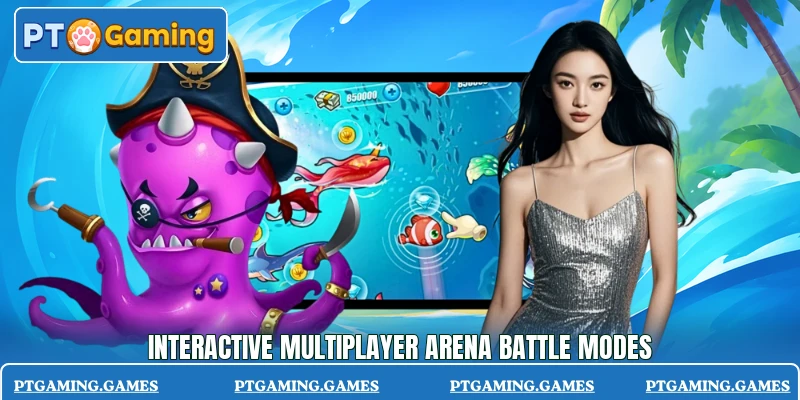 Interactive multiplayer arena battle modes
