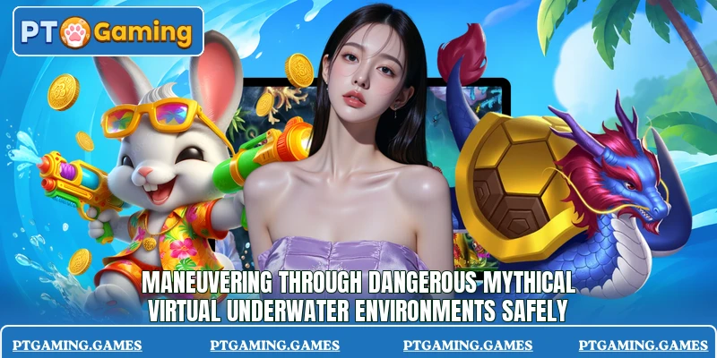 Maneuvering through dangerous mythical virtual underwater environments safely Maneuvering through dangerous mythical virtual underwater environments safely