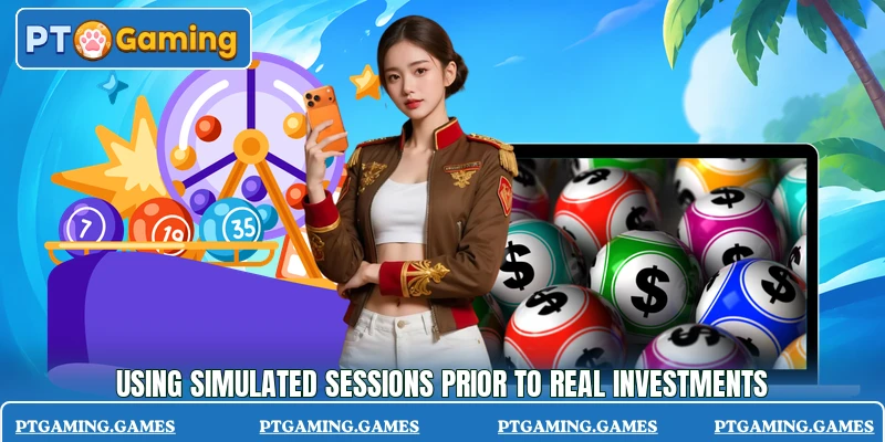 Using simulated sessions prior to real investments Using simulated sessions prior to real investments