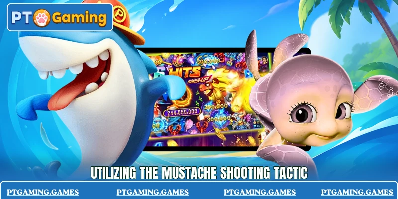 Utilizing the mustache shooting tactic